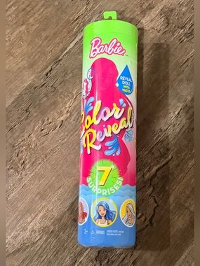 New Barbie Color Reveal Bath Surprise Toy - Pink, Green, Blue